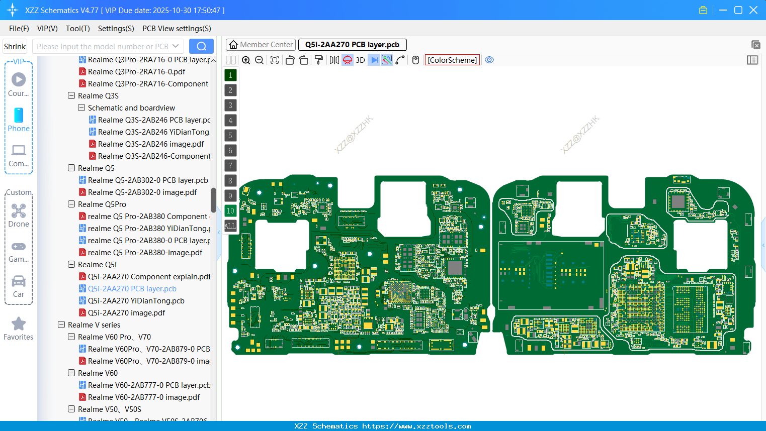 Realme Q5i-2AA270 PCB Layer